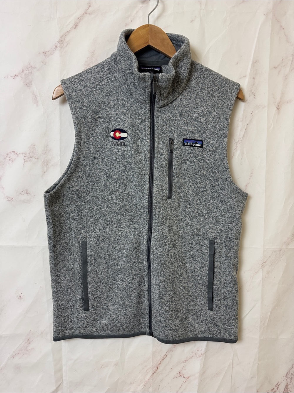 Patagonia Better Sweater Full-Zip Fleece Vest - Vail, Colorado Embroidery